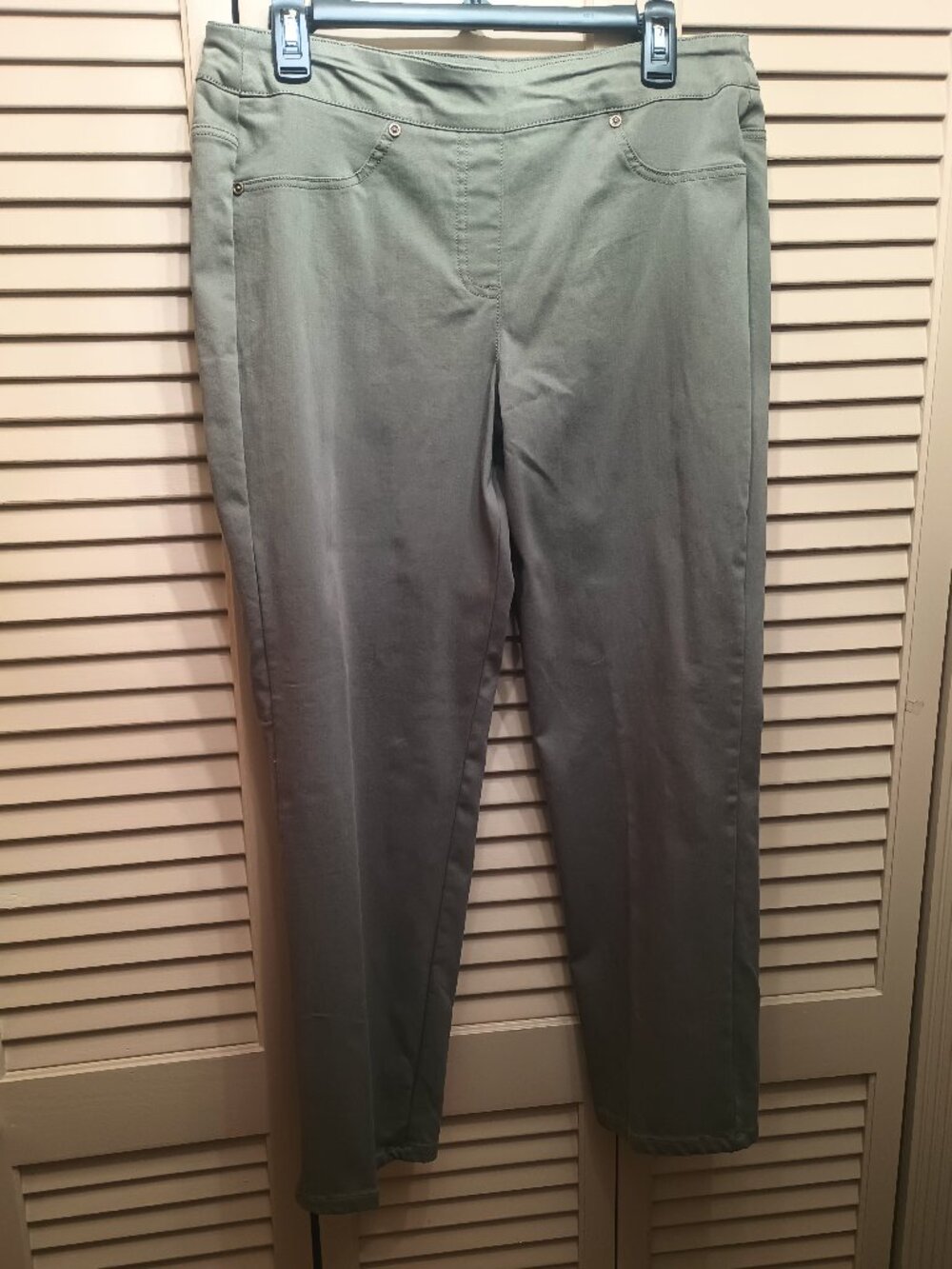 Allison Daley Olive Color Jeans Sz 10S
